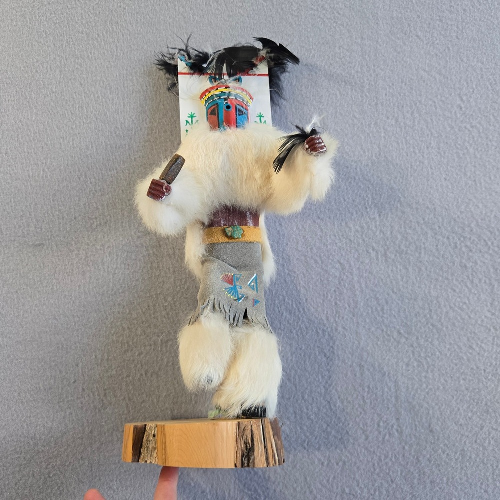 Judy B Butterfly Kachina Doll Unisex 15in White Southwest Handcrafted Signed
